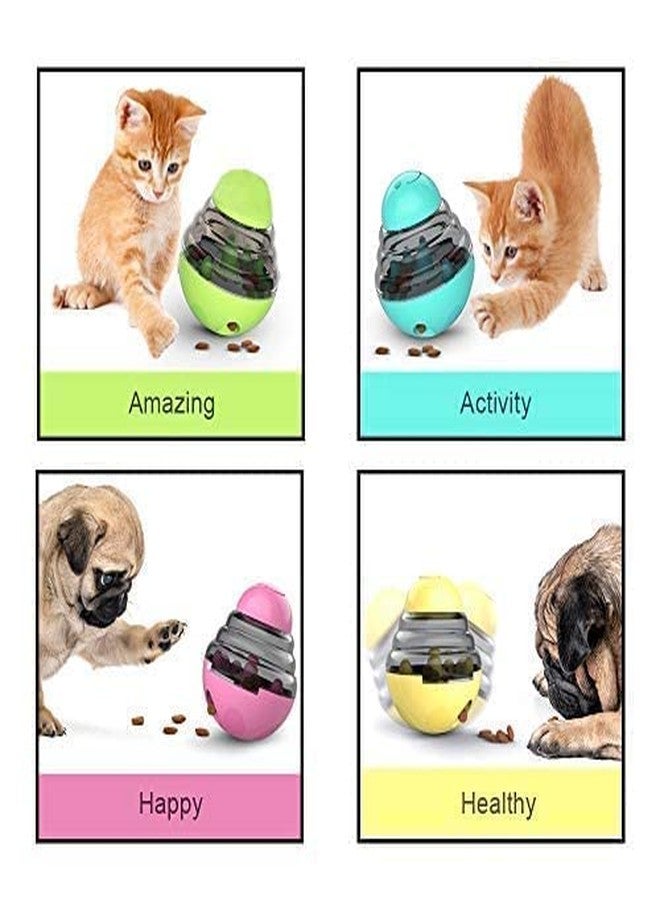 Smart Pups Interactive Tumbler Toy Treat Ball Pet Slow Feeder Food Dispenser Feeding Toy Dog Puzzle Toy for Dog Cat Interactive Tumbler Toy - Image 3